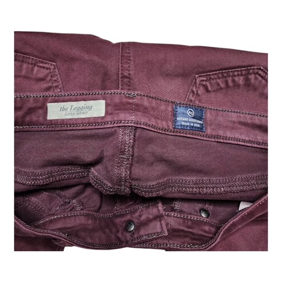 Adriano Goldschmied Soft Denim Super Skinny Jeans Size 27 Plum - Picture 3 of 6
